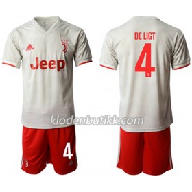 Juventus DE LIGT 4 Barn Bortedraktsett 2019-2020 Kortermet (+ Korte bukser)